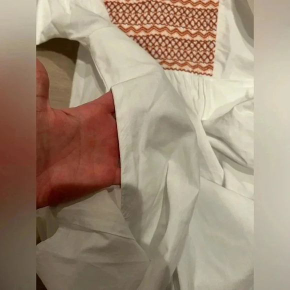 MADEWELL Embroidered Poplin V-Neck
Mini Dress / Size Small / - Picture 11 of 11